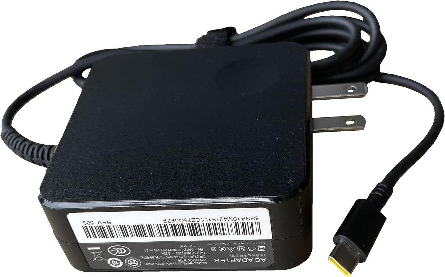 Power Supply Compatible with Lucent Trans USB-C AC Adapter - Model 1A78-45 Watts