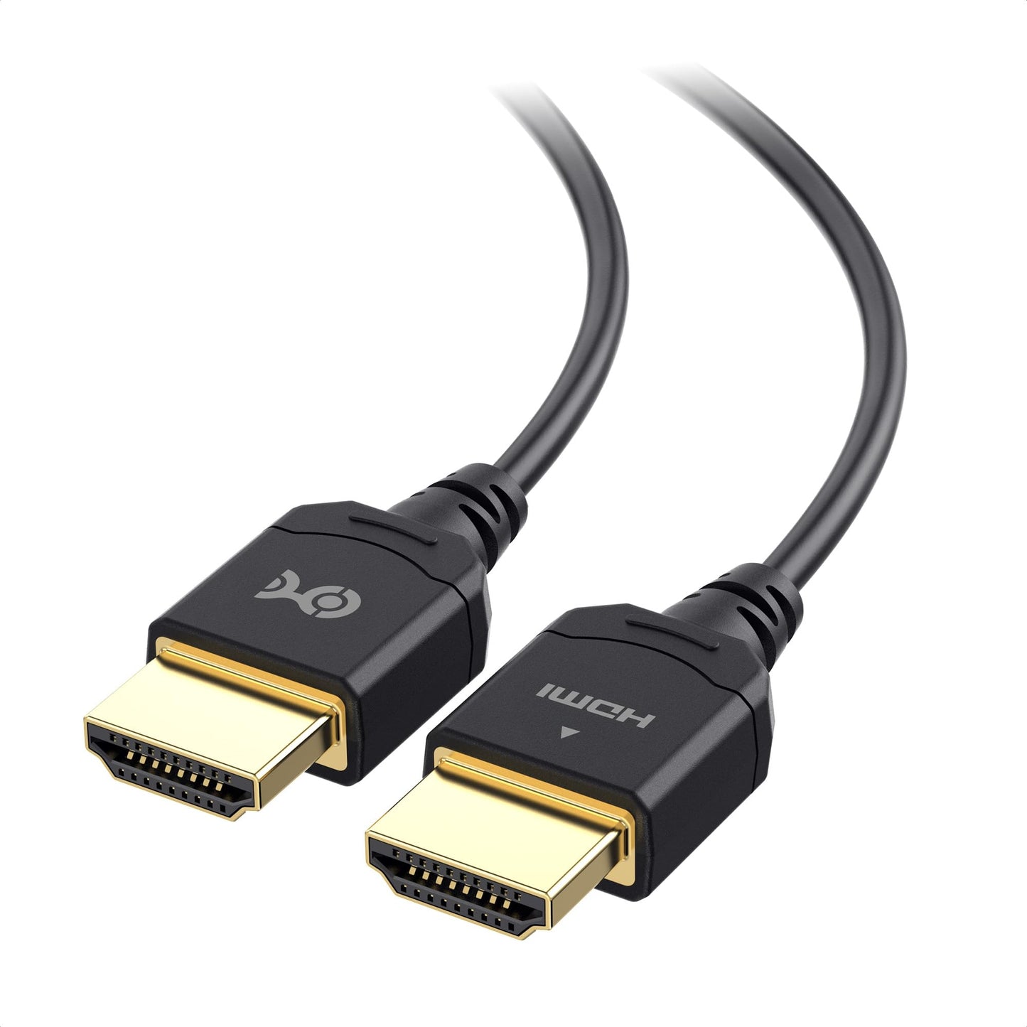 Cable Matters [Ultra High Speed HDMI Certified] 48Gbps Ultra Thin HDMI 2.1 Cable - 4.9ft, Supports [8K@60Hz, 4K@240Hz, HDR & Dolby Vision], Slim