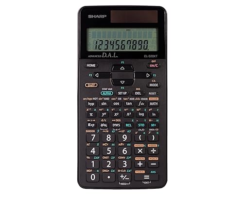 SHARP EL520XTBK 12-Digit Scientific Calculator with 420 Functions