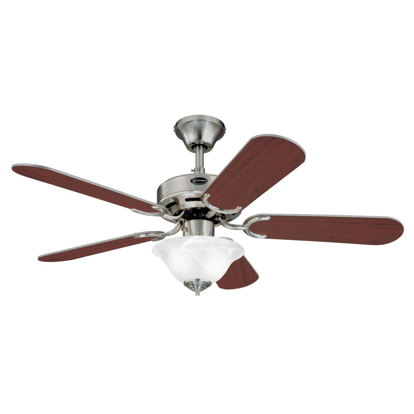 Westinghouse Lighting 7237500 RICHBORO SE Indoor Ceiling Fan with Light, 42 Inch, Brushed Nickel