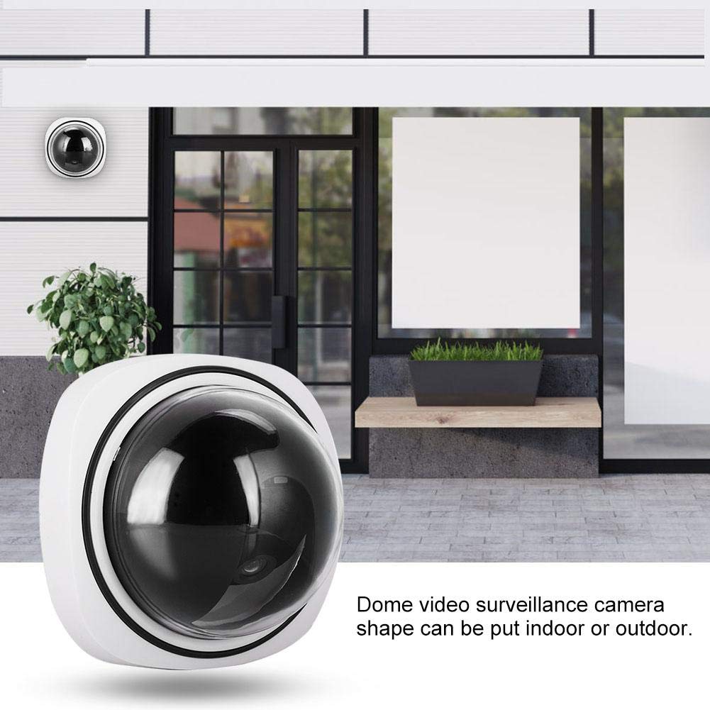Dioche High Simulation Dome Camera Home Security Hemispherical Fake Camera Indoor Outdoor Surveillance Dummy Camera