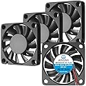 WINSINN DC 60mm Fan 5V 6010 Dual Ball Bearing Brushless Cooling 60mmx10mm 2PIN (Pack of 4Pcs)