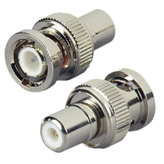 RCA female plug to BNC male jack adapters (pack of 10)
