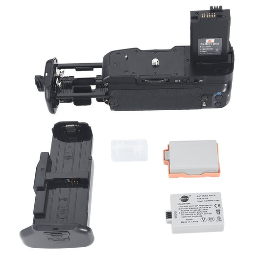 DSTE Replacement for Pro BG-E5 Vertical Battery Grip + 2X LP-E5 Compatible Canon EOS 450D 500D 1000D SLR Digital Camera