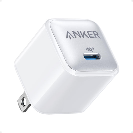 Anker USB C Charger Block 20W (Nano Pro), PIQ 3.0 Compact Fast Charger for iPhone 17/16/15/14/13 Series, Galaxy, Pixel 4/3, iPad (Cable Not Included)