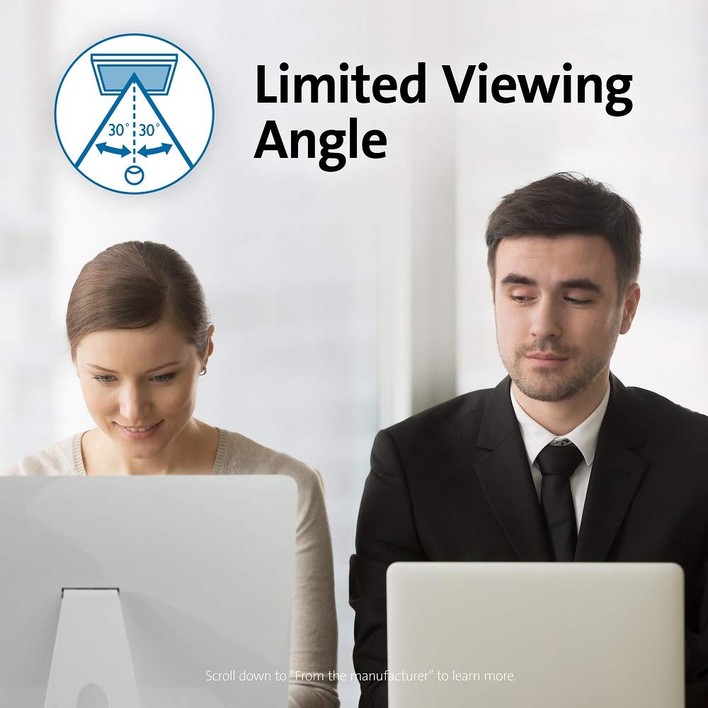 Kensington FP200W Privacy Screen for 20-Inch 16:9 Aspect Ratio Widescreen Monitors (K55796WW)