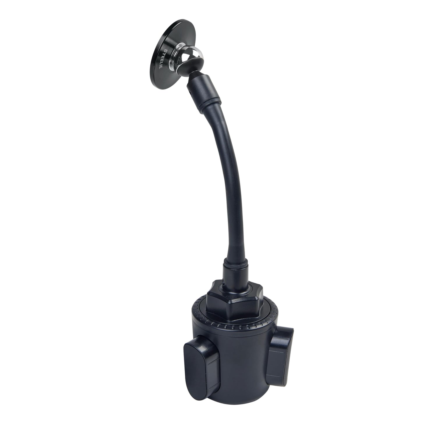 Nite Ize Steelie Orbiter Plus Cup Holder Kit - MagSafe Car Accessory for Phone Holder - Alternative to Car Dashboard Mount & Vent Mounts - Universal