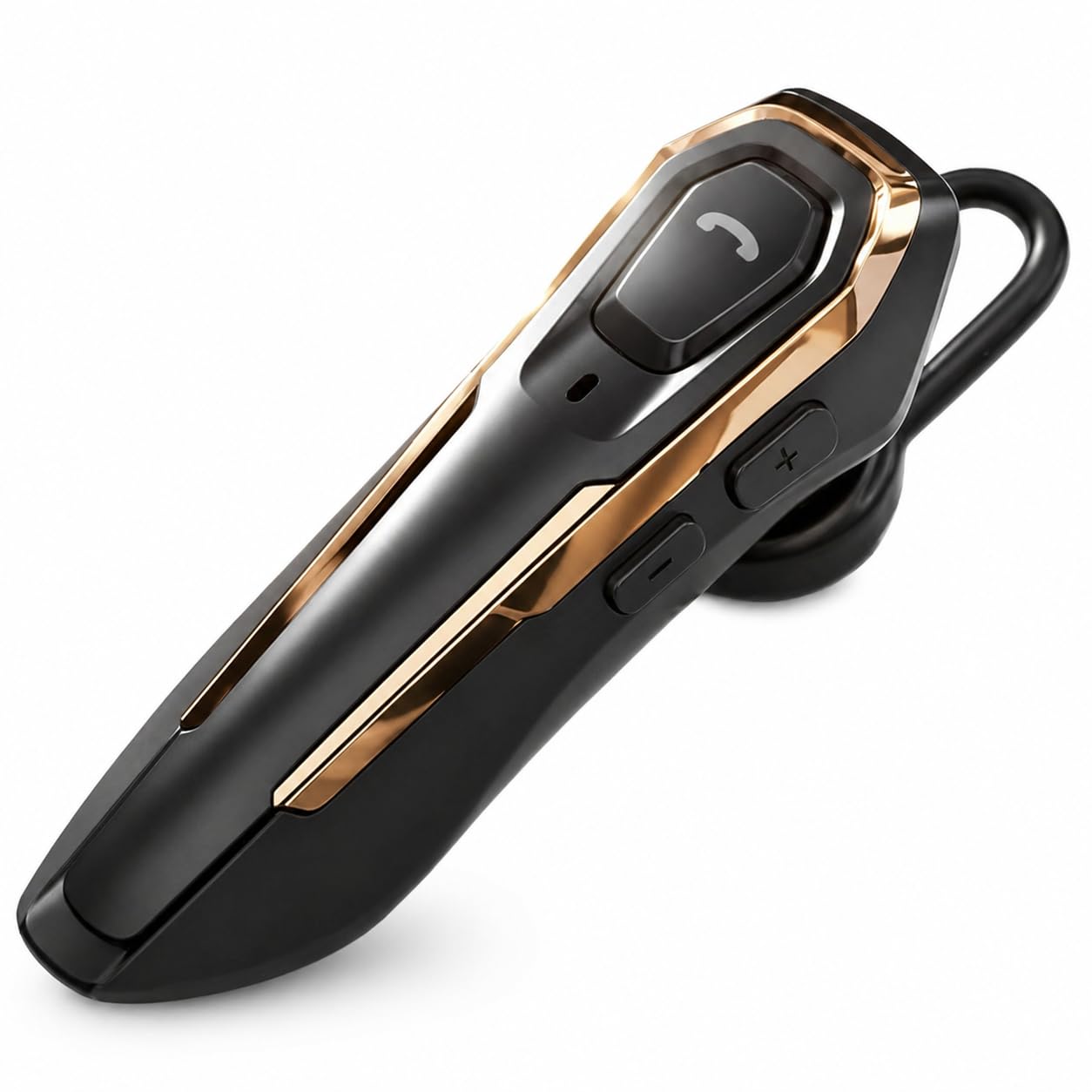 BEVCEFCC Hands-Free Bluetooth Headset V5.4, Bluetooth Earpiece Noise Canceling, 36Hrs Talk Time, Single Ear Headset for Work, Lightweight Wireless