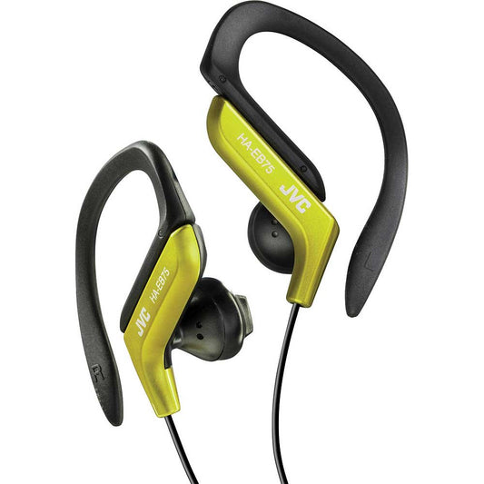 JVC HAEB75Y Sports Clip Headphone, Yellow