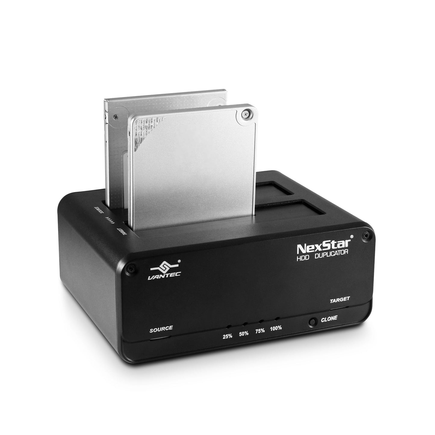 NexStar JX, USB 3.2 Gen1, Dual Bay Dock for SATA III Drive with Clone Function, USB 3.2 Gen1 (NST-D258S3-BK),Black