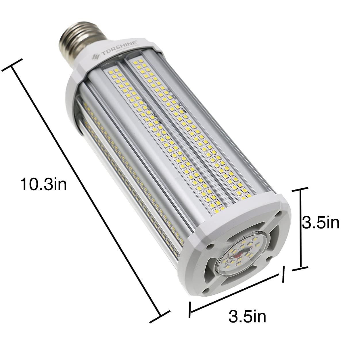 NC Super Bright 60W LED Corn Light Bulb 450 Watt Equivalent 7500 Lumens E39 Large Mogul Base Large Area 5000K Daylight White Outdoor Indoor Garage