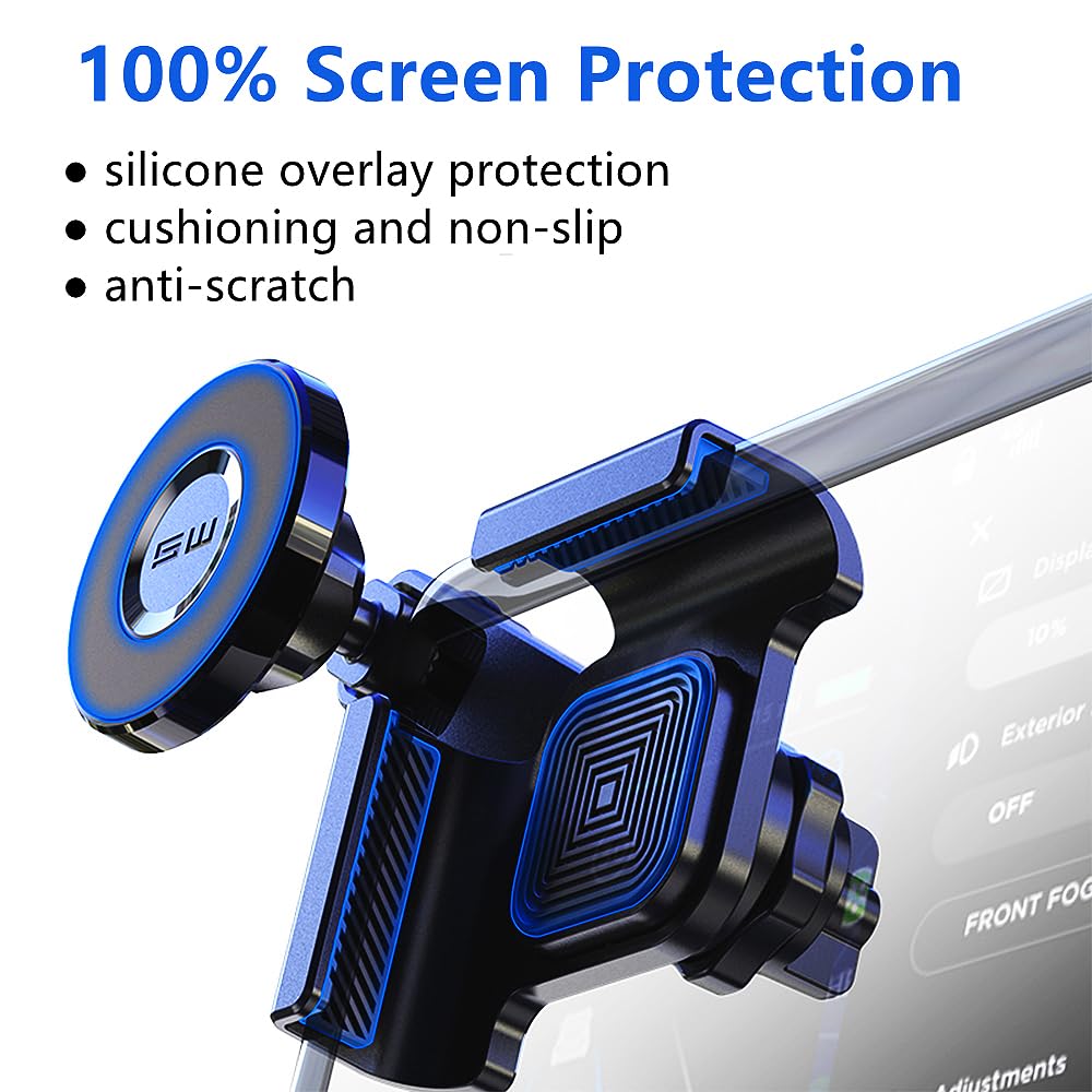 GALEFORM Magnet Phone Mount for Tesla Model 3/Y Accessories, Tesla Phone Mount for Magsafe iPhone & Android Phones, Strongest Magnetic Power