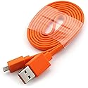 Replacement Flat Micro USB Charging Cable Charger Cord Compatible with JBL Wireless Speaker