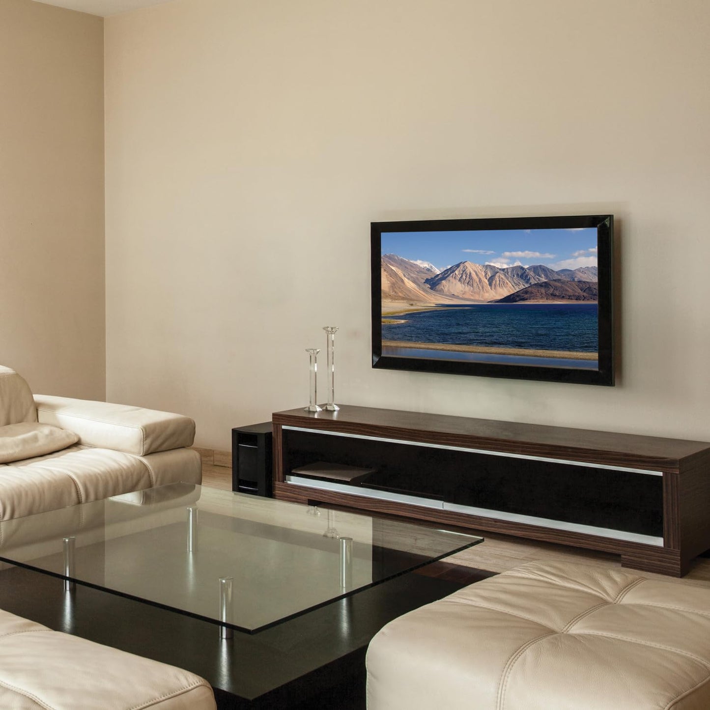 Peerless SF640P Universal Fixed Low-Profile Wall Mount for 32" - 50" Displays (Black/Non-Security)