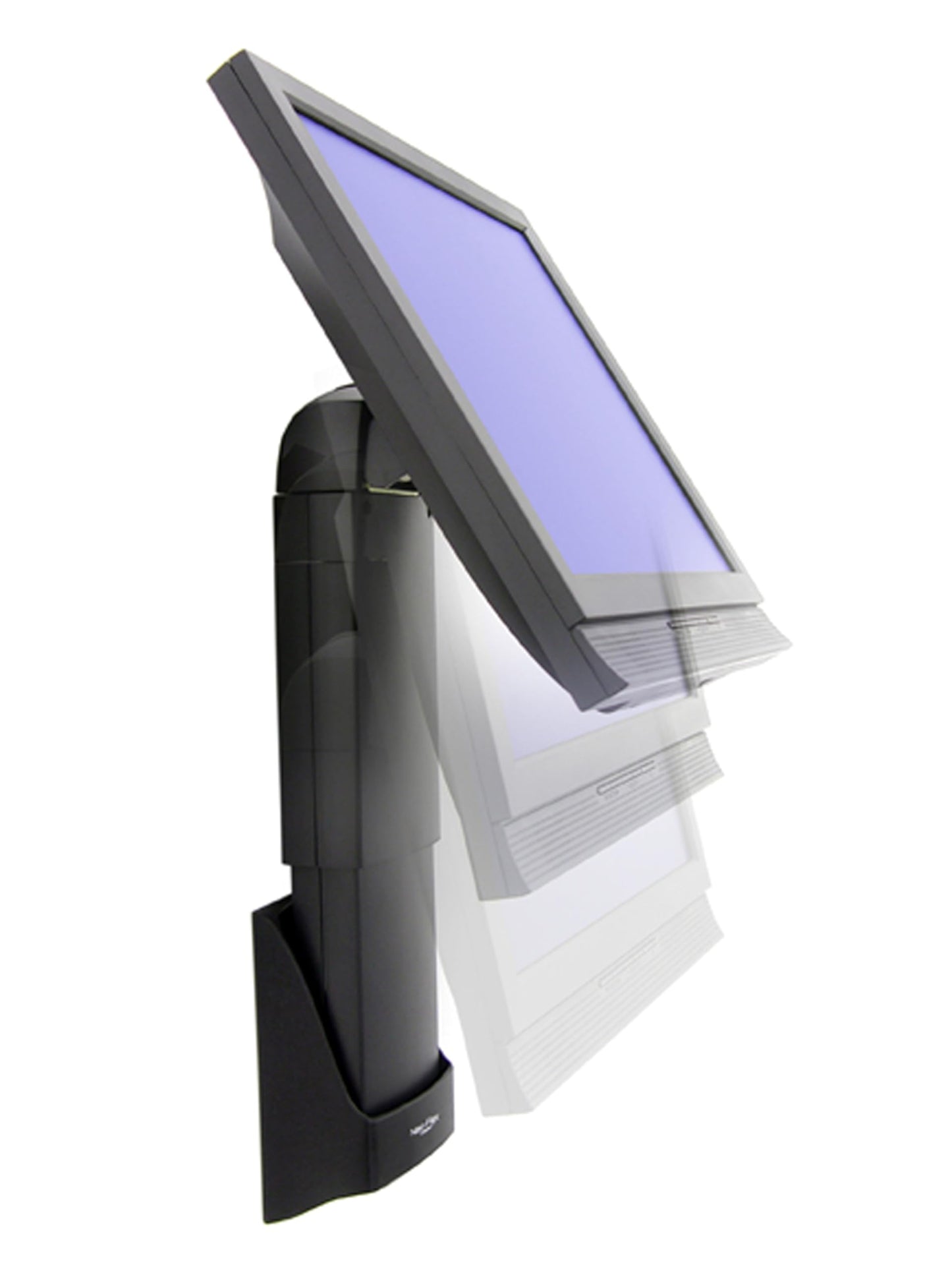 Ergotron - Neo-Flex Wall Mount Lift, VESA Wall Bracket- for Monitors Up to 27 Inches, 6 to 16 lbs - Black