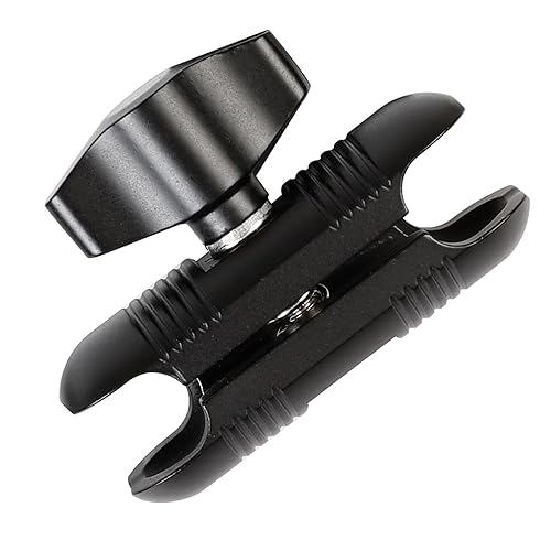 Double Socket Arm (Length 2.4") Connects to 17mm Ball Head Adapter Only, Compatible with 17mm Ball Car Phone Holder and Garmin GPS Mount