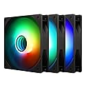 Thermalright TL-C12B-S V3 Case Fan 120mm ARGB CPU Cooler Fan Comes with ARGB Mirror Light Effect,PC PWM Silent Fan with 1500RPM Speed, Black CPU