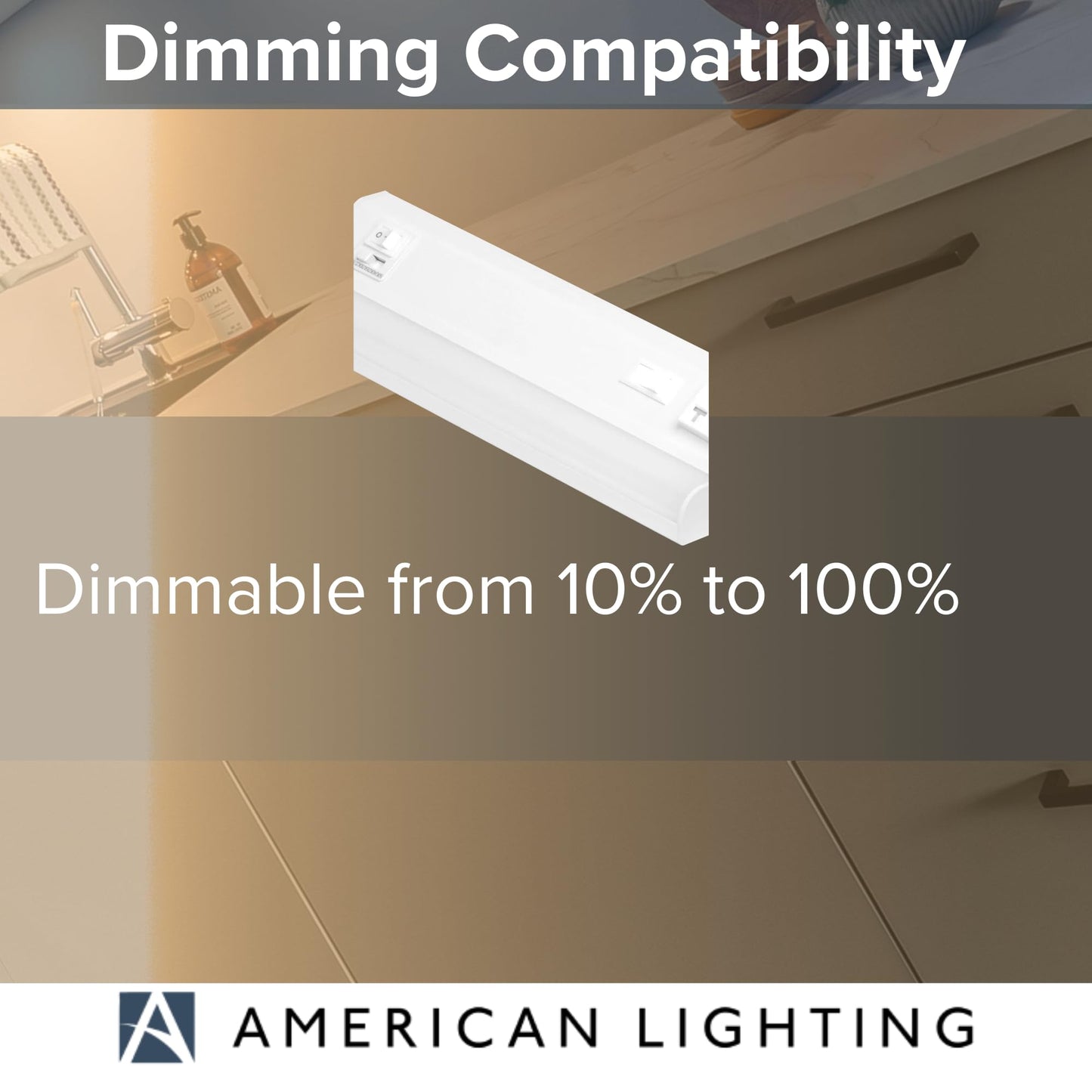 American Lighting LED Courant Plus Undercabinet Light 12 Inch White