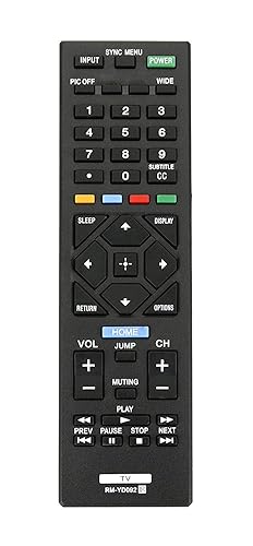 RM-YD092 Remote Control Universal Compatible with All Sony LCD LED HDTV and Bravia TV's - New Model