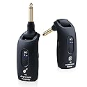 INGPARTNER 2.4GHz Wireless Guitar System Rechargeable Audio Wireless Transmitter Receiver for Guitar Bass Electric Instruments,Over 30m/100 Feet