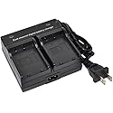 BTBAI NB-11L Battery Charger AC Dual for NB-11LH NB11L NB11LH Shot SX400 SX410 SX420 SX430 SX440 A2300 A2400 A3400 A3500 A4000 is A2500 A2600 Digital