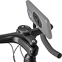 FASTAND Bike Stem Phone Mount with Dual Lock Buckles - CNC Aluminum Center Holder for iPhone & Android | Quick Install | Anti-Shake Clamp