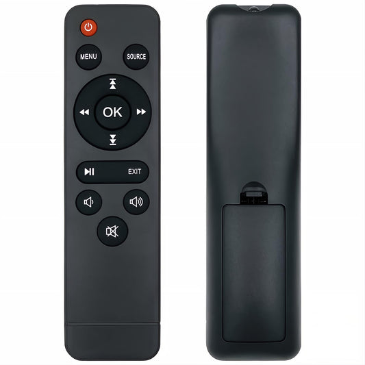 KhotIlong Replacement Remote for Mini Projector,Compatible with TMY V08,AuKing M8-F,NISOO M10,PANSEBA HI-04 Mini Projector.(1Pack)