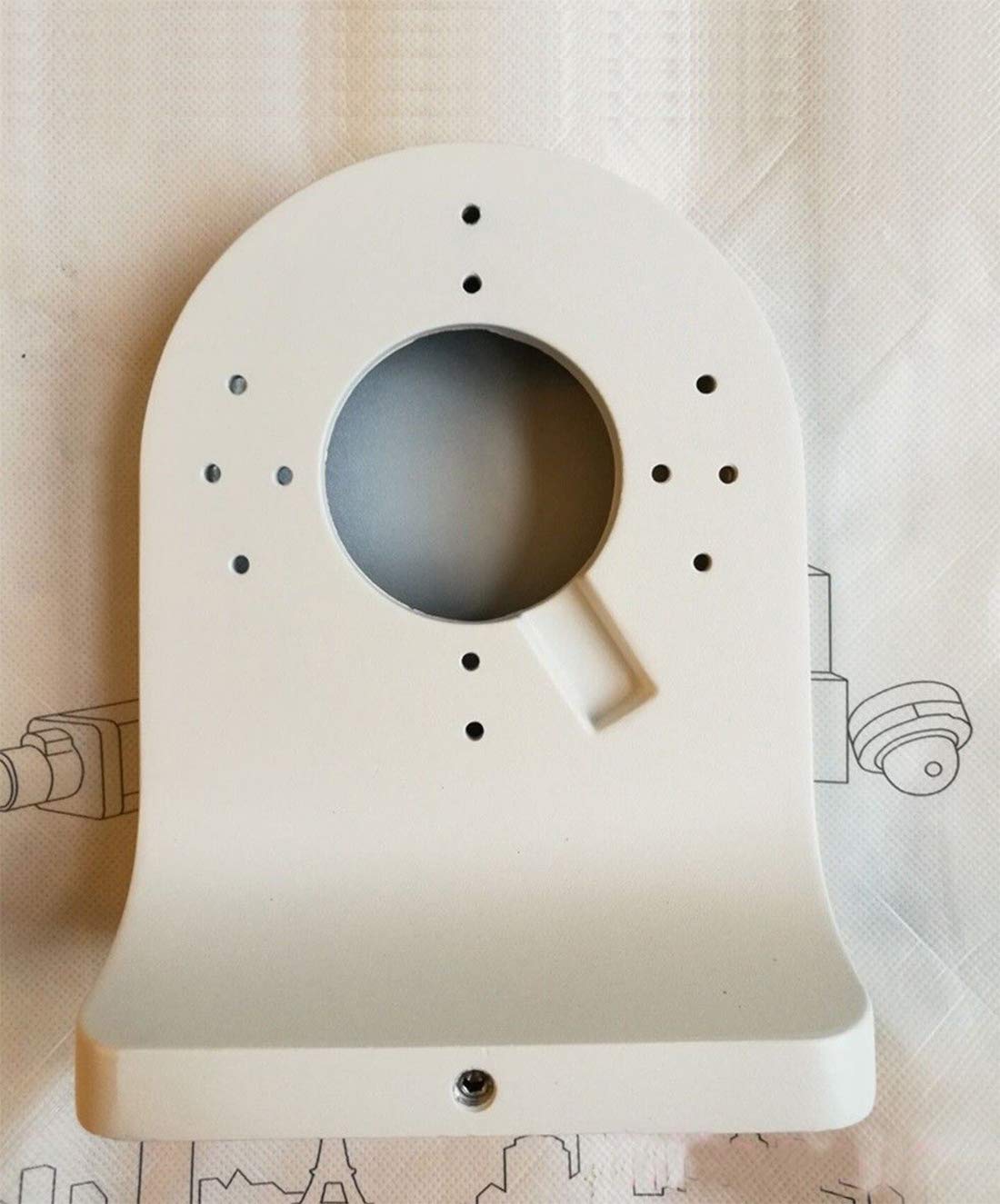HCDIM PFB204W Wall Mount Bracket Aluminum Alloy Waterproof for Dahua Dome IP Camera, HDW4631C-A, HDBW4431R-ZS, HDBW4431R-S, HDBW4431R-AS Series