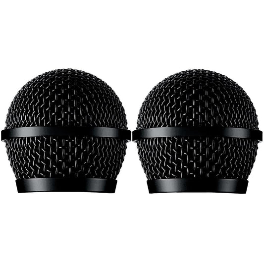 Generic Replacement PG58 Grille for Shure BLX24/PG58 UHF Wireless Microphone System, Black, 2 Pack