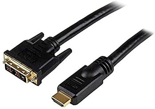 StarTech.com 15m HDMI to DVI-D Cable - M/M - 15m DVI-D to HDMI - DVI-D to HDMI - HDMI to DVI Converters