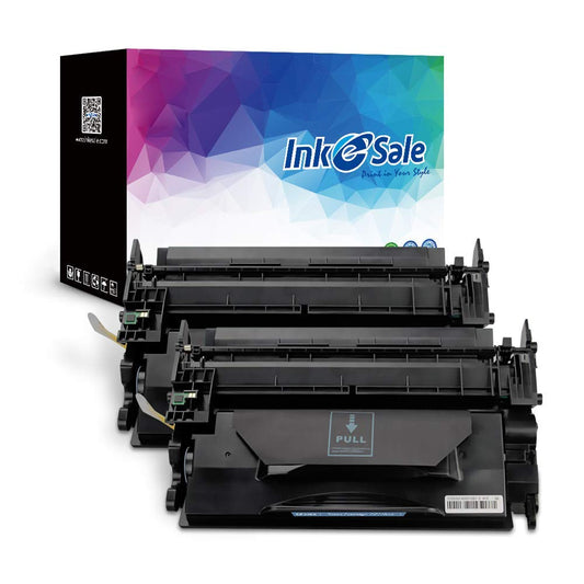 INK E-SALE Compatible Toner Cartridge Replacement for HP 26X CF226X 26A CF226A (Black, 2-Pack High Yield), for use with HP Laserjet Pro M402d M402n