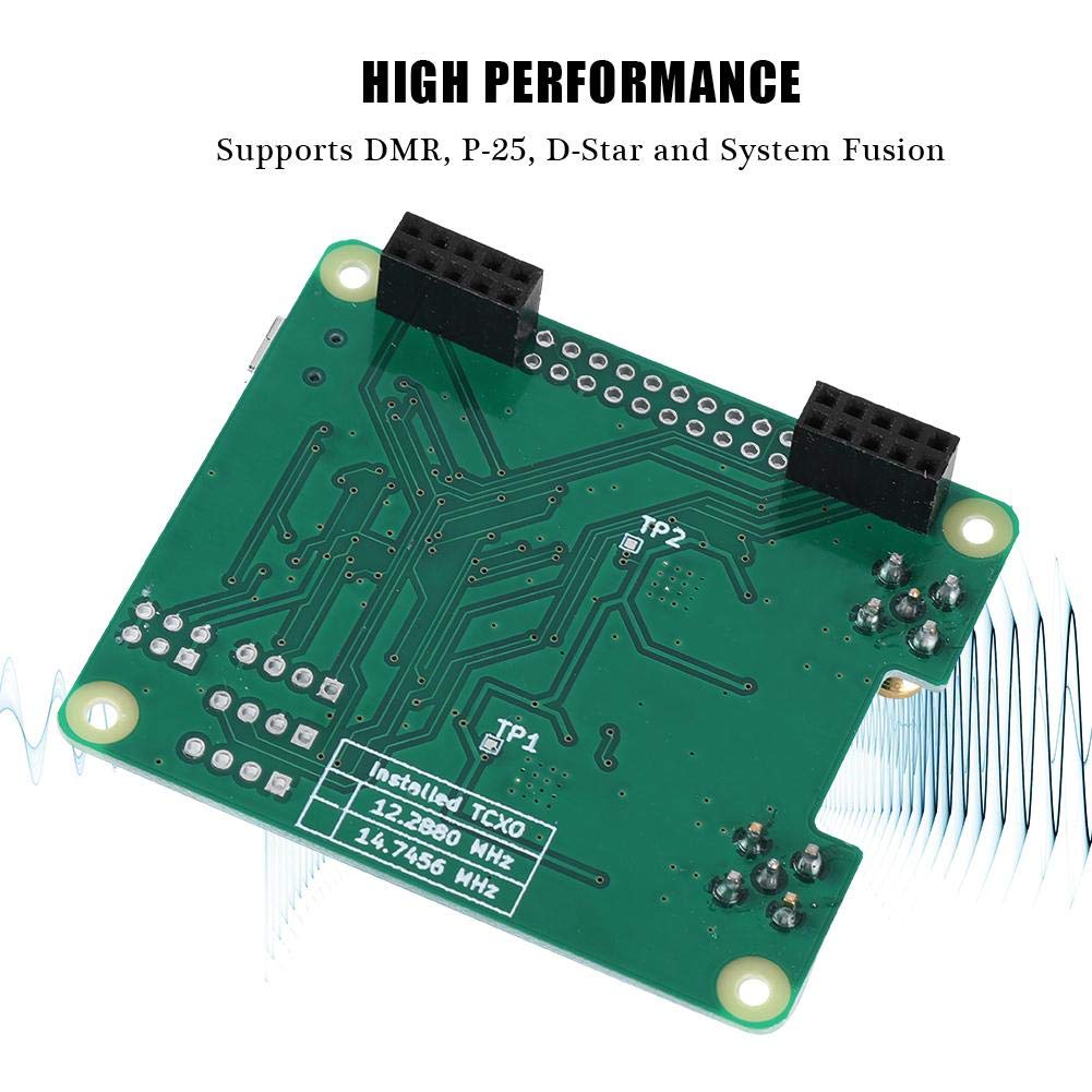 USB MMDVM Duplex Module Dual Antenna Board Hotspot Module Kit with 10mw High Rf Power, Suitable for DMR/P-25/.