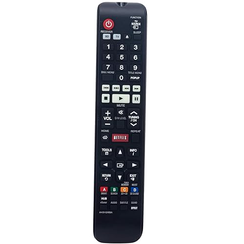 New - AH59-02408A Remote Control for Samsung Blu-ray DVD Home Theater System HT-E4500K