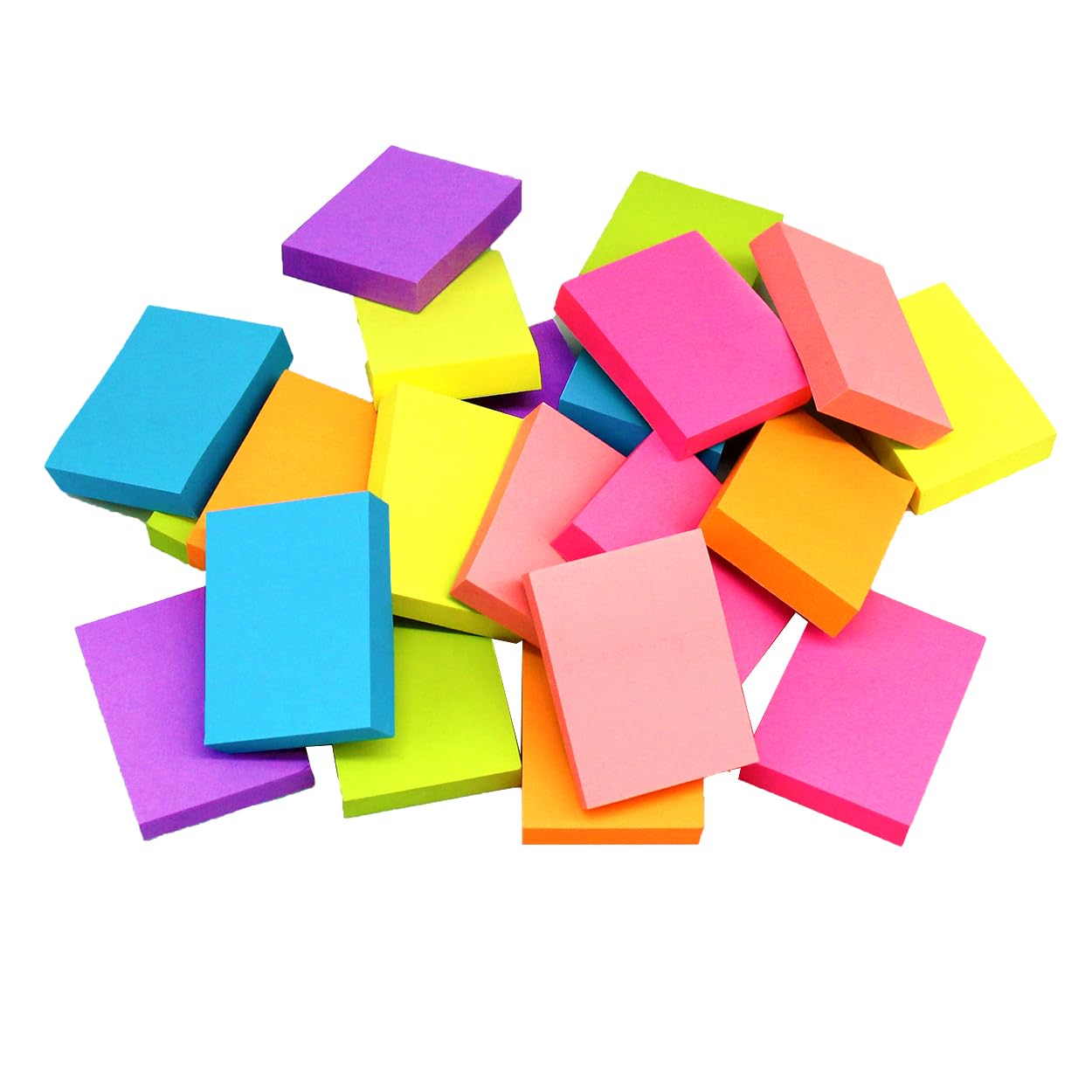 Mini Sticky Notes 1.5x2 Inches,48 Pads, Bright Colors Self-Stick Pads