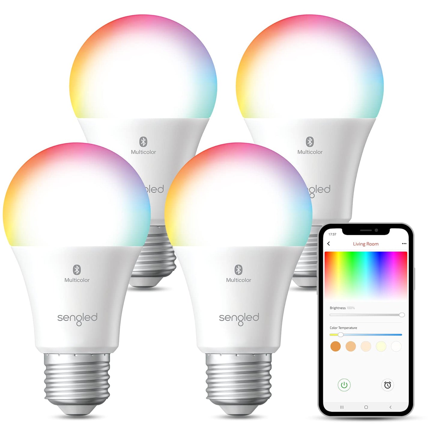 Sengled Bluetooth 75W Color Bulb 4PK