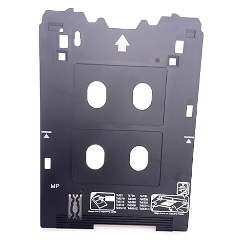 Inkjet PVC ID Card Tray for Canon PIXMA TS701 TS702 TS703 TS704 TS705 TS709 TS8220 TS8330 TS82xx, TS83xx, and TS95xx Series Printers (Canon