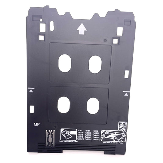 Inkjet PVC ID Card Tray for Canon PIXMA TS701 TS702 TS703 TS704 TS705 TS709 TS8220 TS8330 TS82xx, TS83xx, and TS95xx Series Printers (Canon