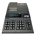 Monroe 8130X Heavy-Duty 12-Digit Printing Calculator, Enclosed Paper Roll, Fluorescent Display, Office Machine for Accounting and Purchasing