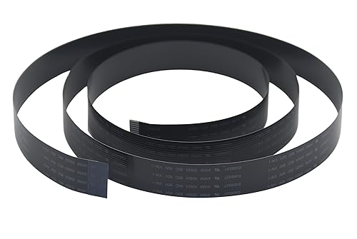 A1 FFCs - Flex Ribbon Extension Cable for Raspberry Pi Camera - Black 1m/3.28ft Long