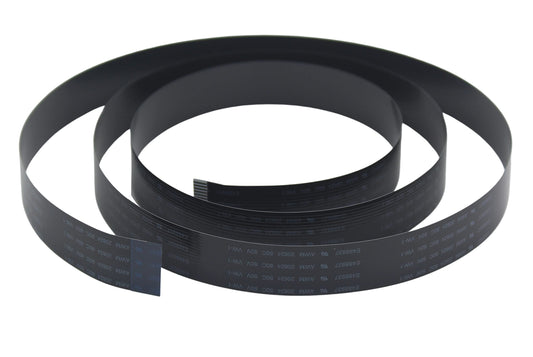 A1 FFCs - Flex Ribbon Extension Cable for Raspberry Pi Camera - Black 1m/3.28ft Long