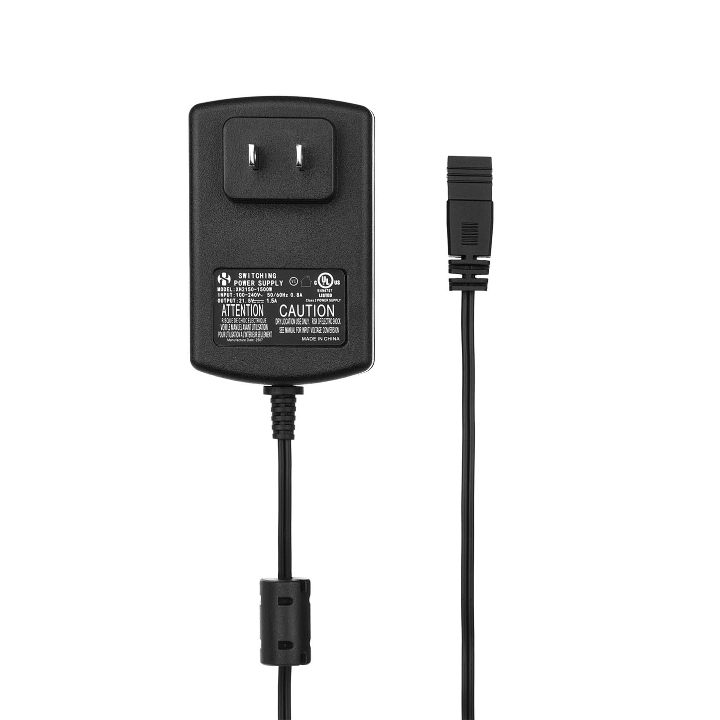 21.5V 1.5A Charger XH2150-1500W AC Adapter for Teguy V40 ENHULK PCT403T T403 EHT21001-L20 Handheld Pool Vacuum Cleaner
