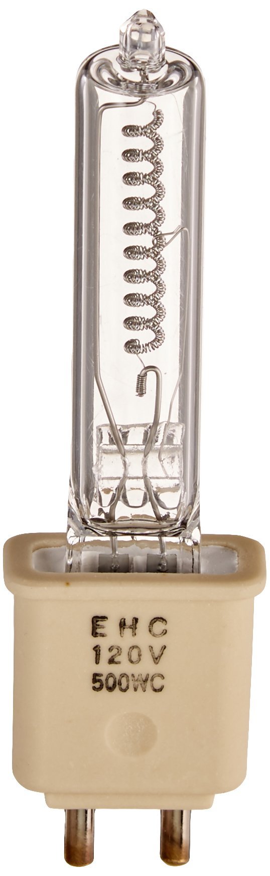 Ushio BC6270 1000286 - EHC/EHB - Stage and Studio - T4-500W Light Bulb - 120V - G9.5 Base - 3200K