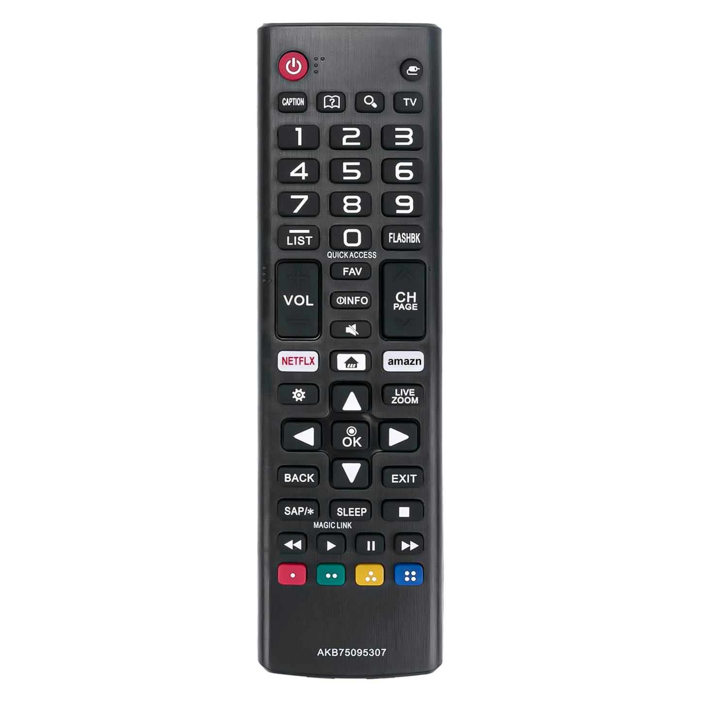 AKB75095307 Remote Control Replacement fit for LG LED LCD TV 43UJ6500 43UJ6560 49UJ6500 49UJ6560 55UJ6520 55UJ6540 55UJ6580 60UJ6540 24lm520d 24LM520S