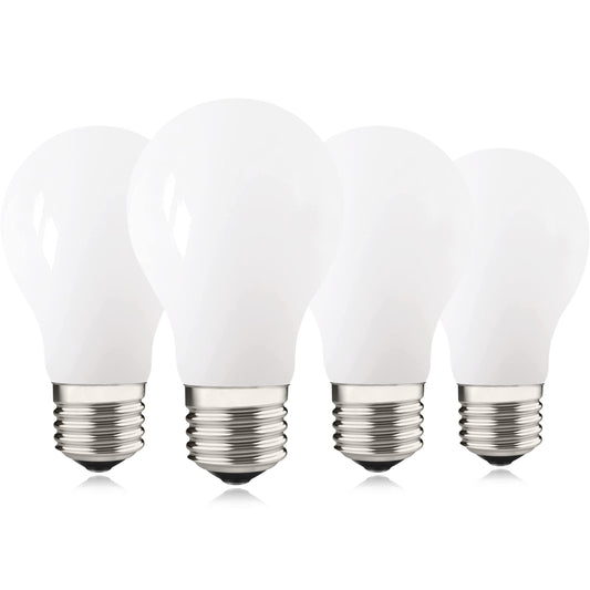 LUMILECT Dimmable Milky LED A19 Light Bulb, 25 Watt Equivalent LED Bulbs, Efficient 2W, 3000K Soft White E26 Edison Medium Screw Bulbs for Home