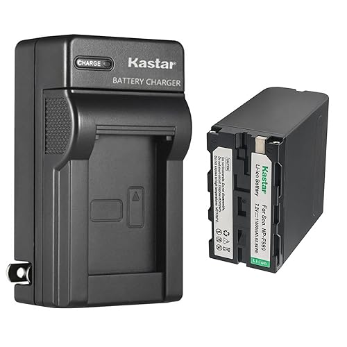 Kastar 1-Pack Battery and AC Wall Charger Replacement for Son NP-F330 NP-F550 NP-F570 NP-F730 NP-F750 NP-F770 NP-F780Exp NP-F930 NP-F950 NP-F960