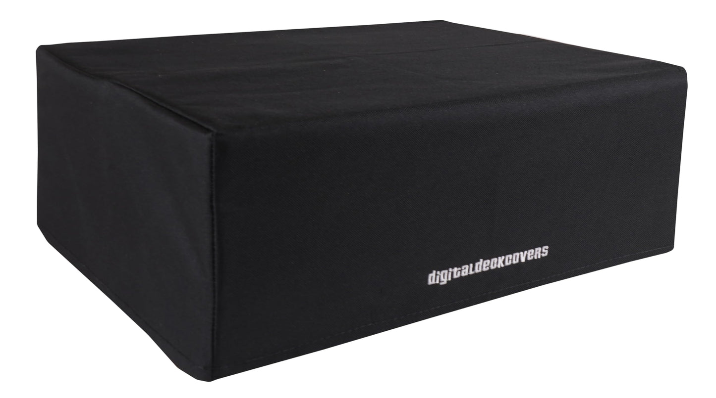 TECHNICS Turntable Dust Cover for SL-1200 / SL-1210 & Pioneer PLX-1000 Record Player Protector [Water Resistant, Antistatic, Black Premium Fabric] by