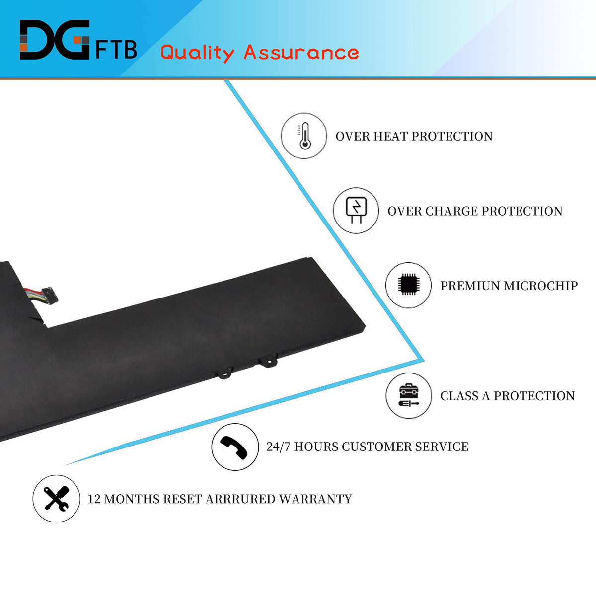 DGFTB L16C4PB2 L16L4PB2 L16M4PB2 Laptop Battery Compatible for Lenovo Ideapad 720s-13IKB 720s-14IKB 720s-15IKB V720-14-IFI V720-14-ISE Series