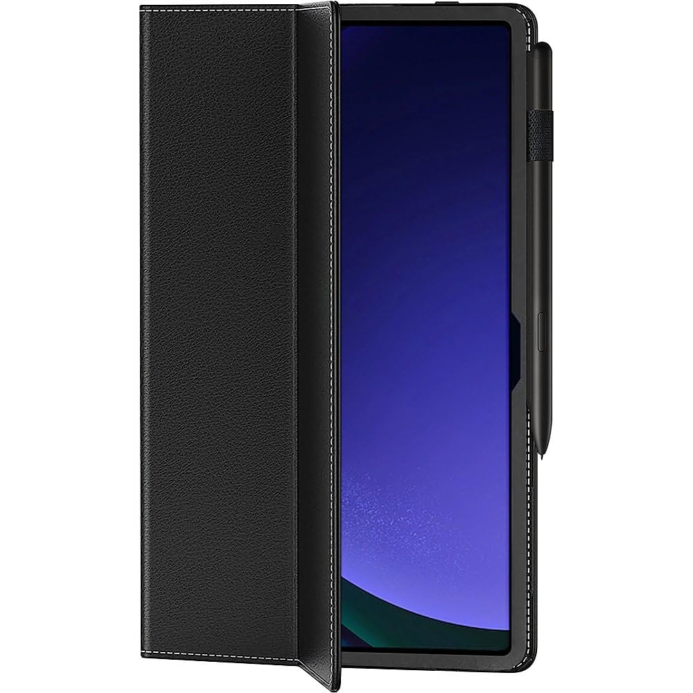 SaharaCase - Venture Series Folio Case for Galaxy Tab S10 Lite (2025), S10 FE, Tab S9 and Tab S9 FE, Black, (TB00324)