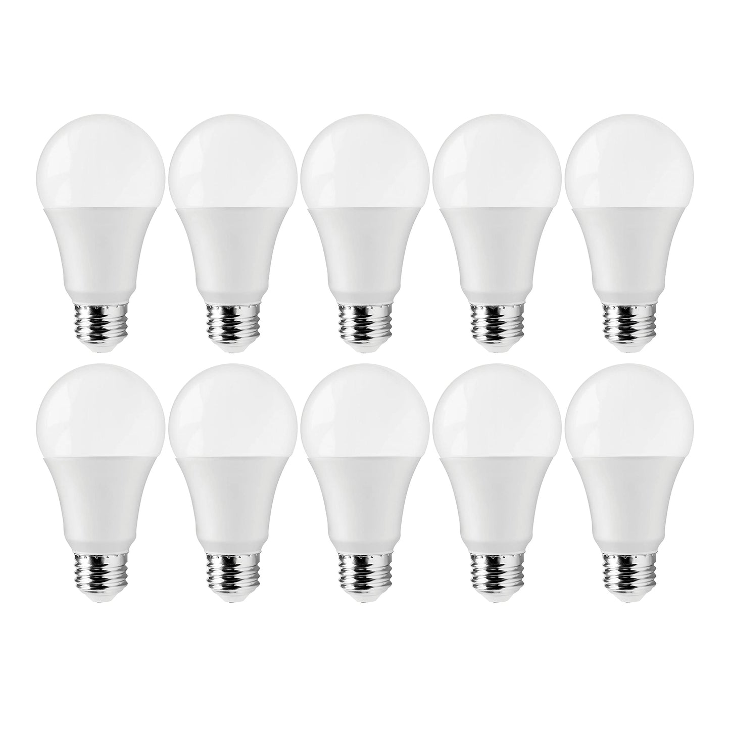 Satco S11438, A19 LED Bulbs, 75W Replacement, 5000K, 10-Pack, 1100 Lumens