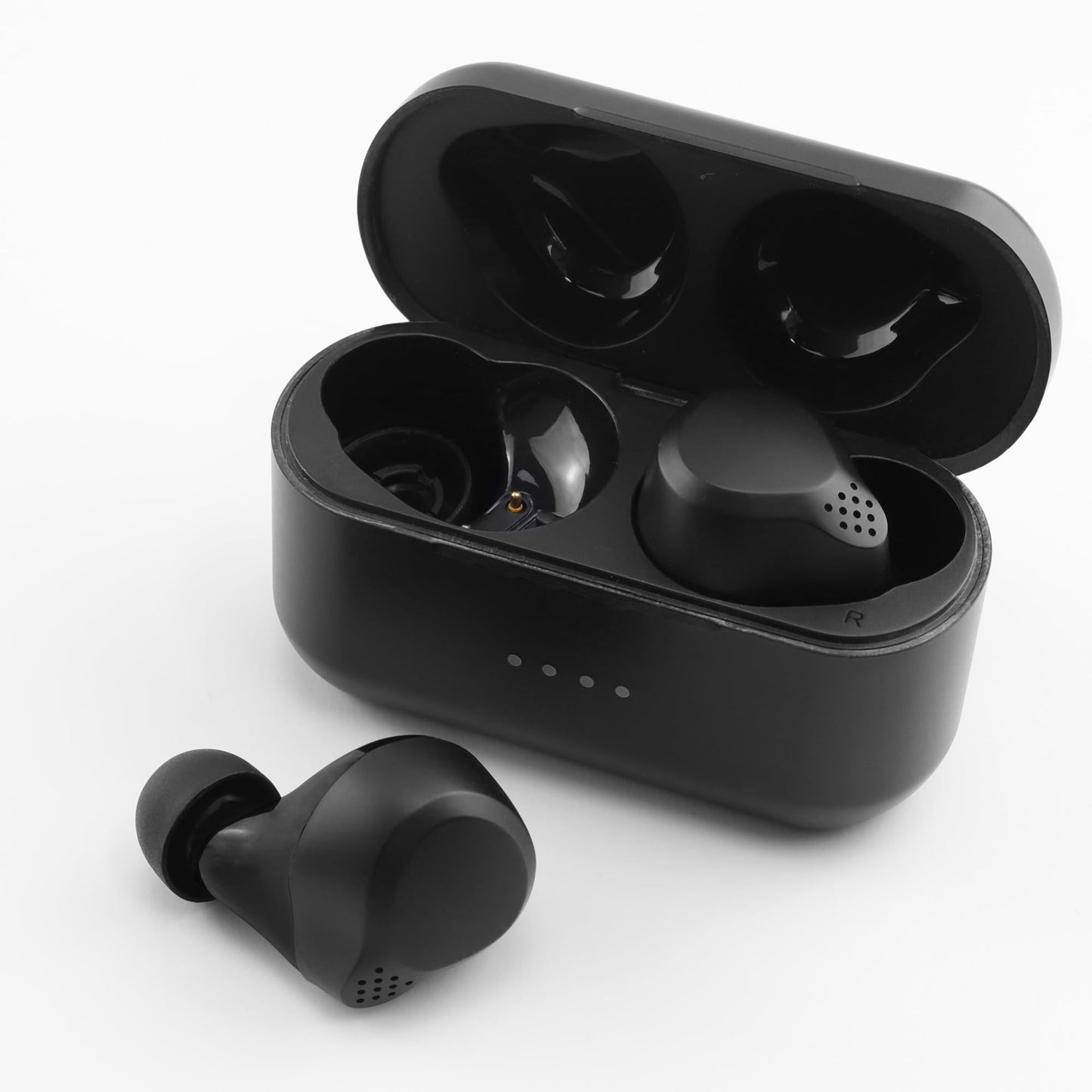 NANLANFAN Replacement Silicone Ear Tips for TOZO NC7 / TOZO T20 / TOZO NC3 / TOZO Crystal Pods Wireless Earbuds, 6 Pairs (S/M/L, Black)
